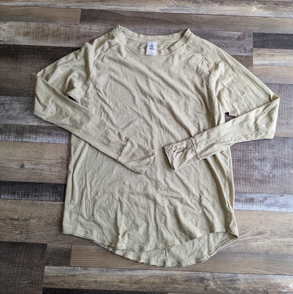 We the Free, yellow long sleeve, women's XS - Picture 3 of 8